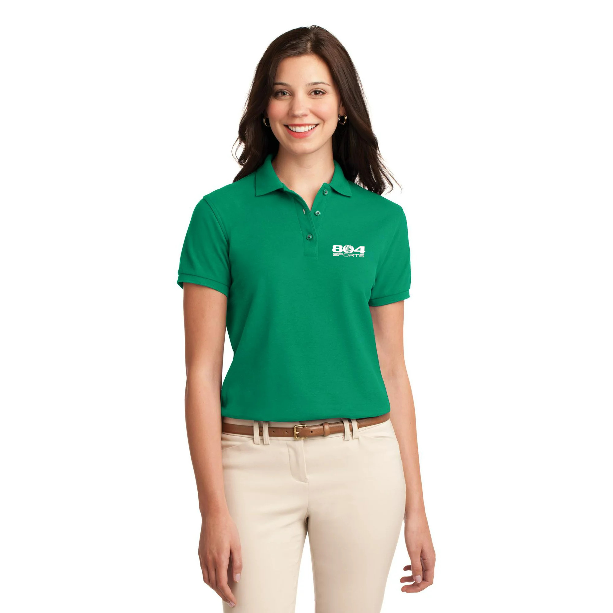 Women's All-Activity Polo - B. Green
