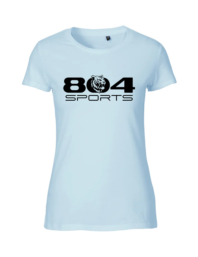 Black and yellow plaid women's athletic t-shirt.