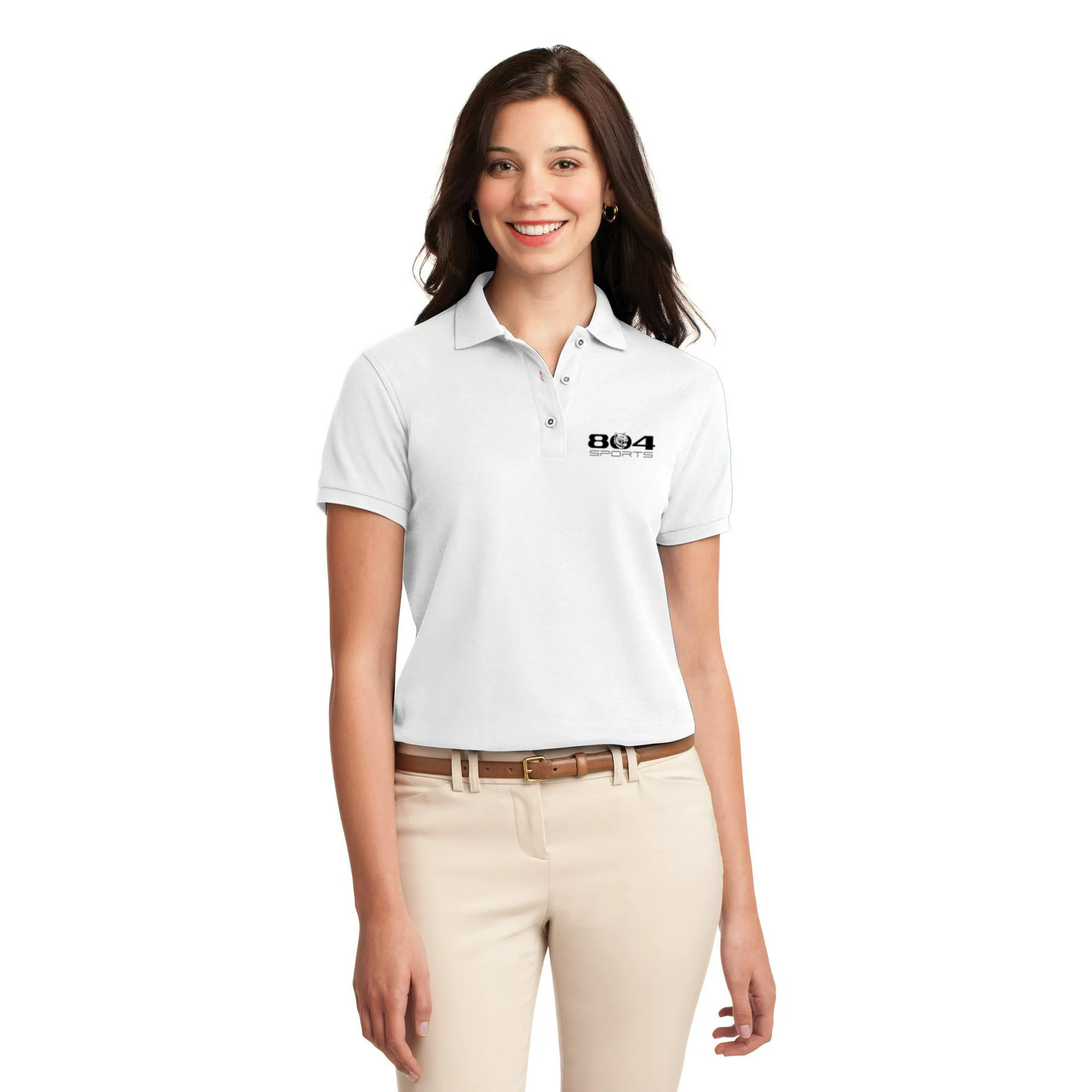 Women's Confidence Polo - White